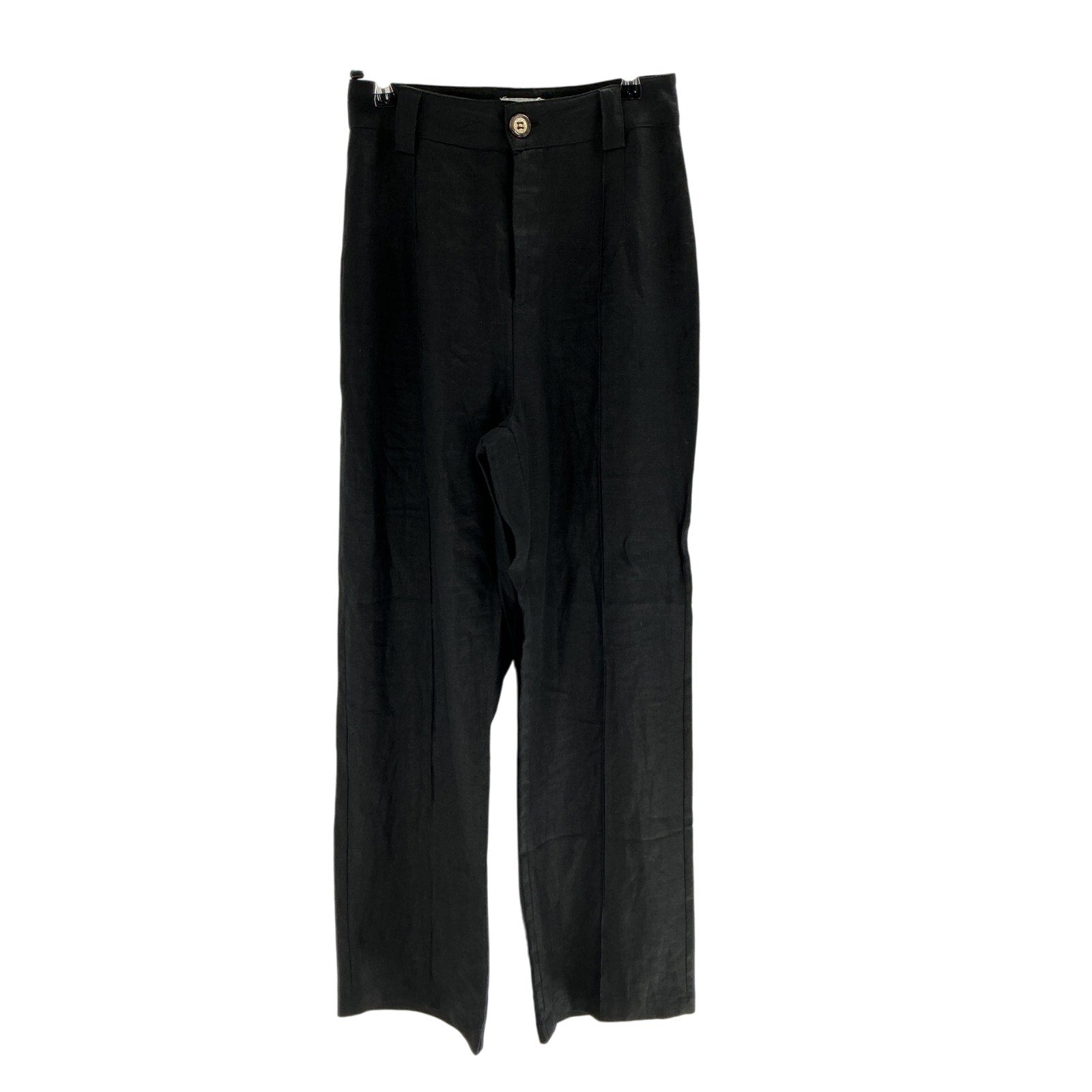 Dissh 'Logan' Black Linen Pant Size 4