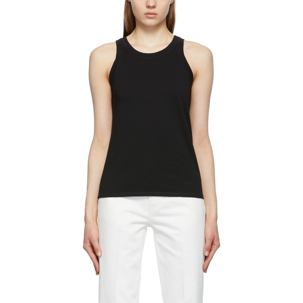 The Row 'Frankie' Black Cotton Tank Top Size XS