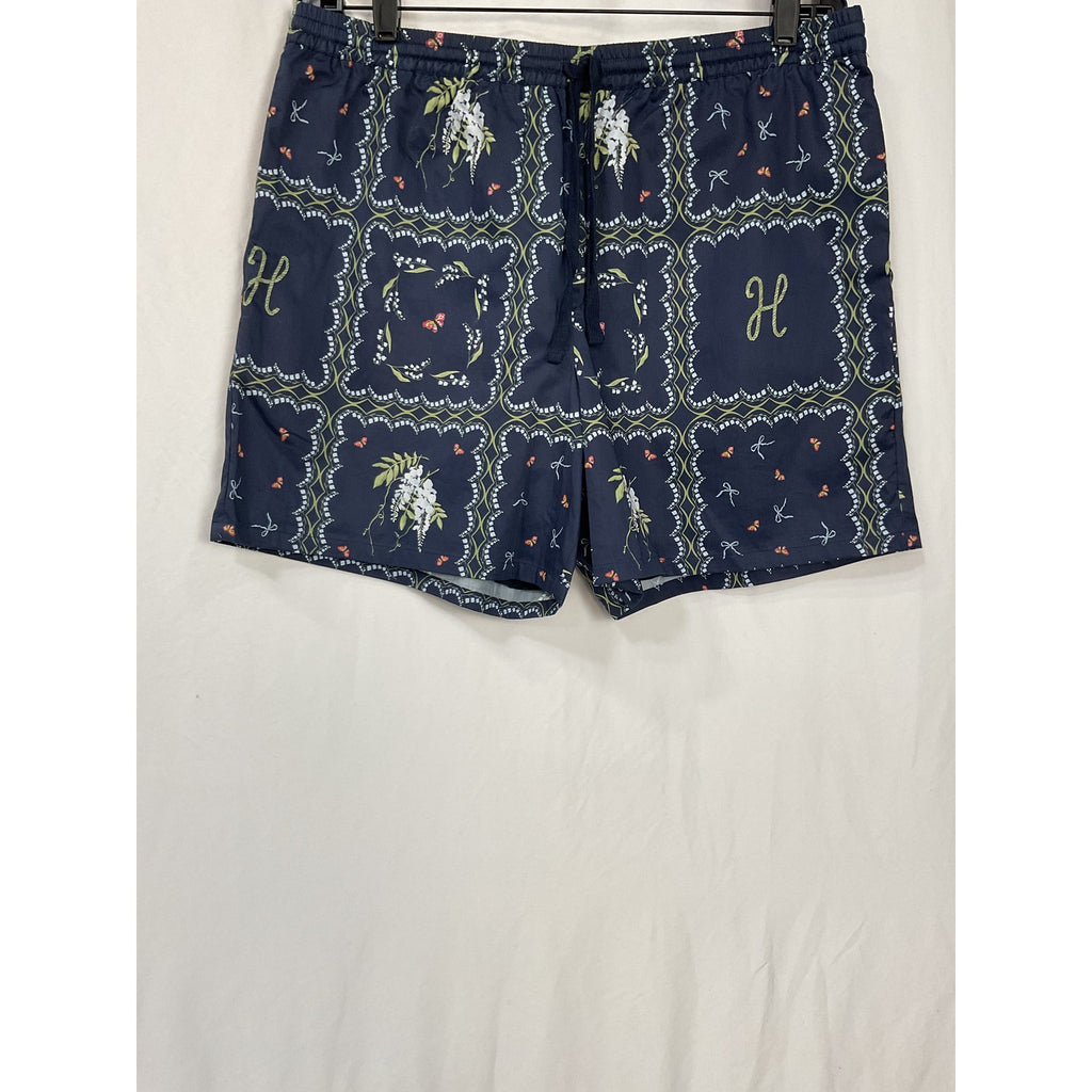 Hill House Home 'The Leo' Blue Cotton Short Size L