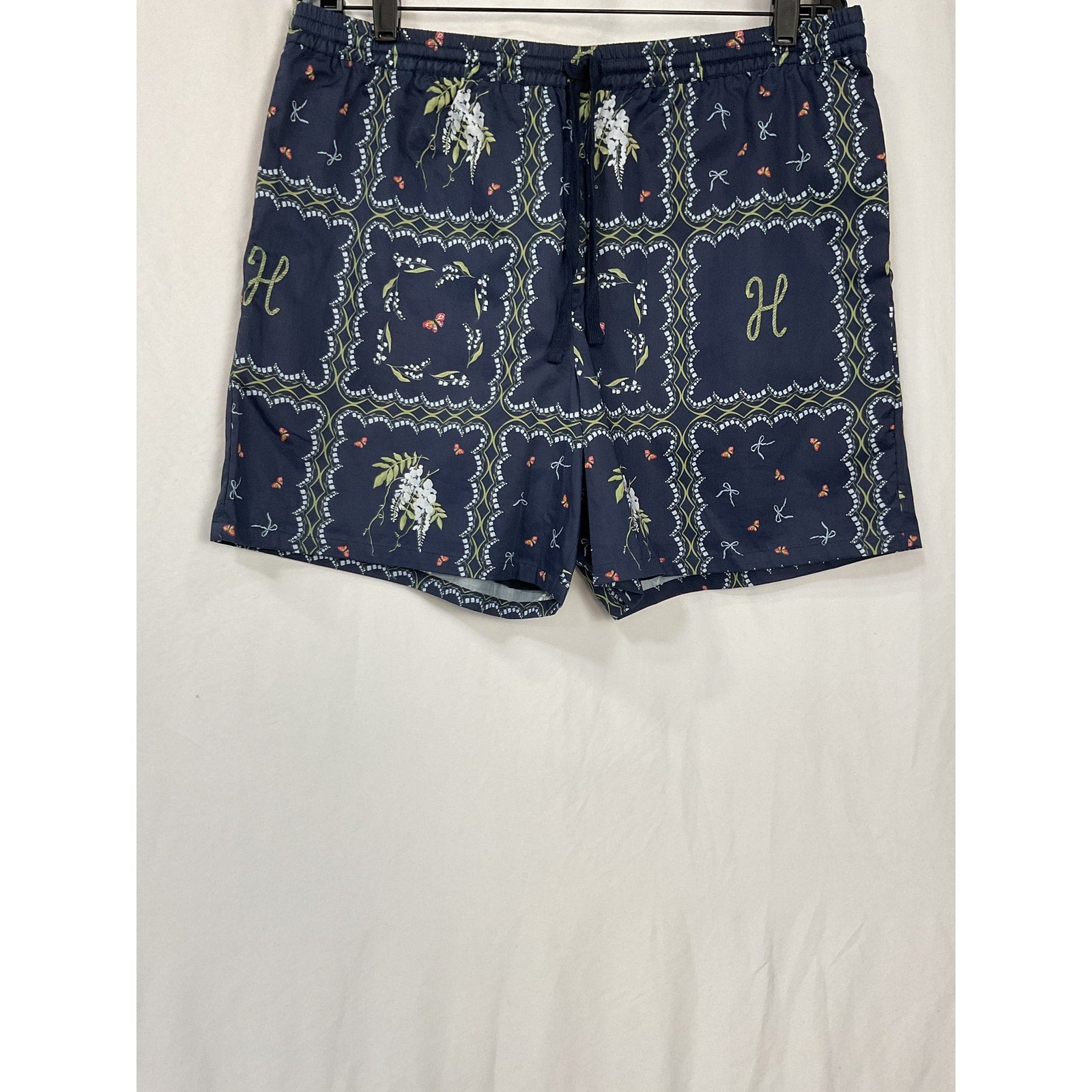 Hill House Home 'The Leo' Blue Cotton Short Size L