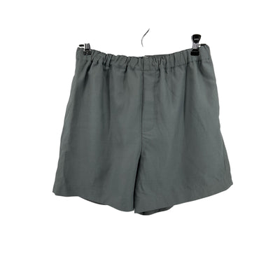 Loulou Studio 'Seto' Black Viscose Twill Shorts Size L