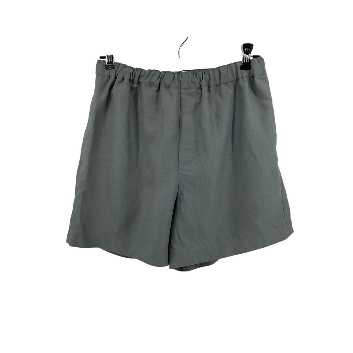 Loulou Studio 'Seto' Black Viscose Twill Shorts Size L