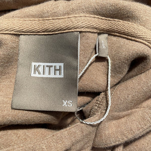 Kith Cozy Beige Alexa Cropped Hoodie Size XS