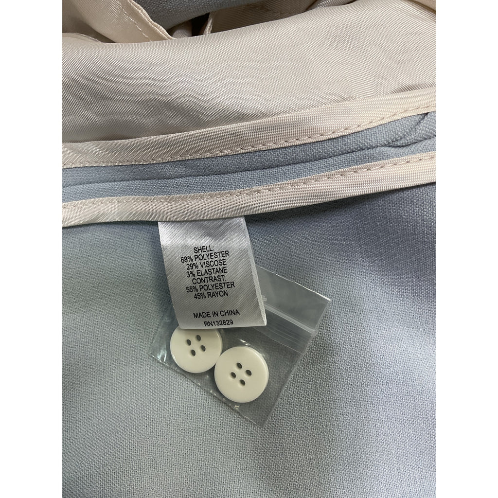 L'Academie 'Prudence' Blue Poly Trouser Size S - NWT