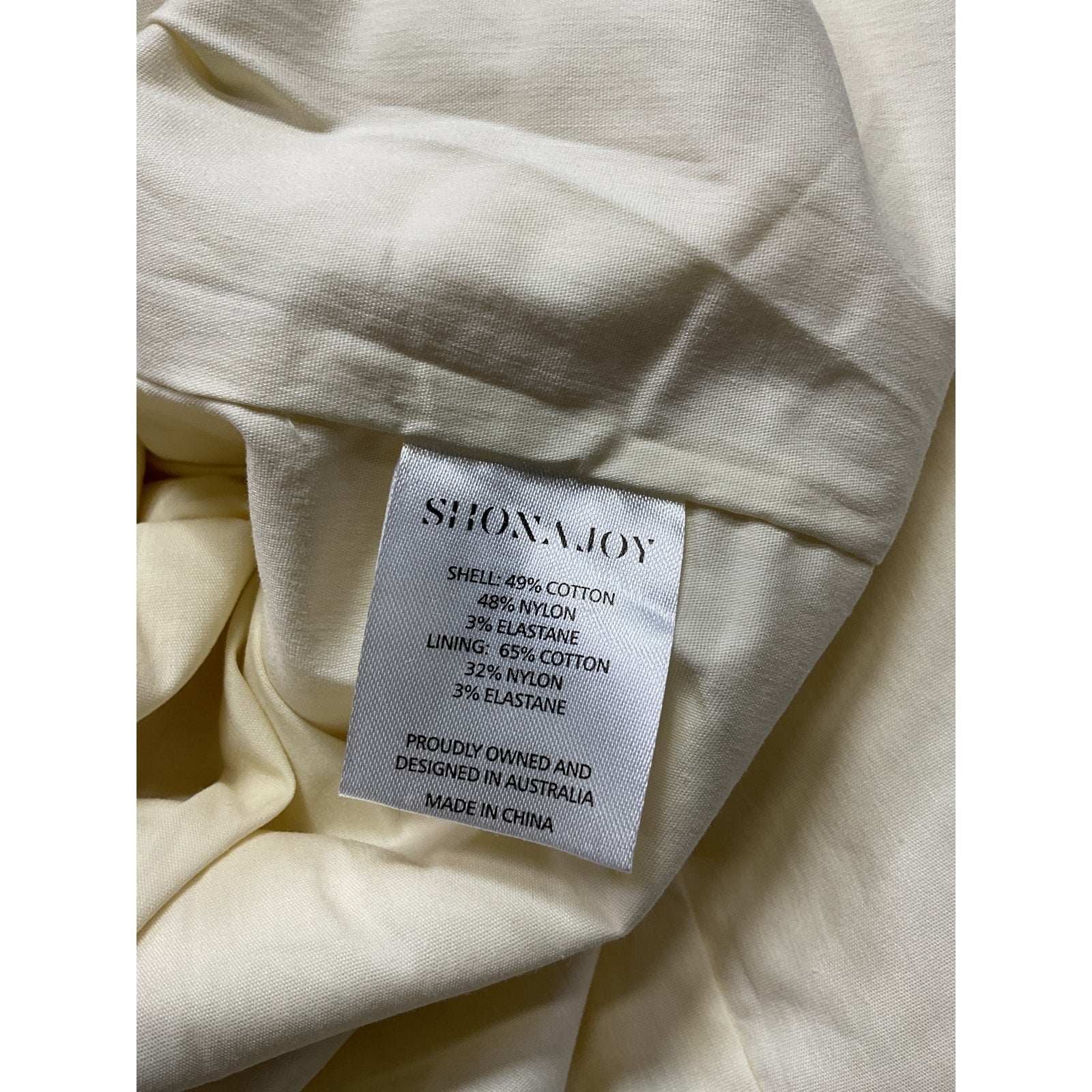 Shona Joy 'Lani' Tan Strapless Draped Maxi Dress Size 0