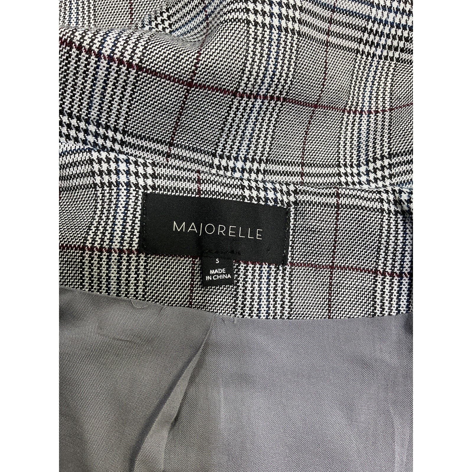 Majorelle 'Rhea' Black Polyester Blazer Size S