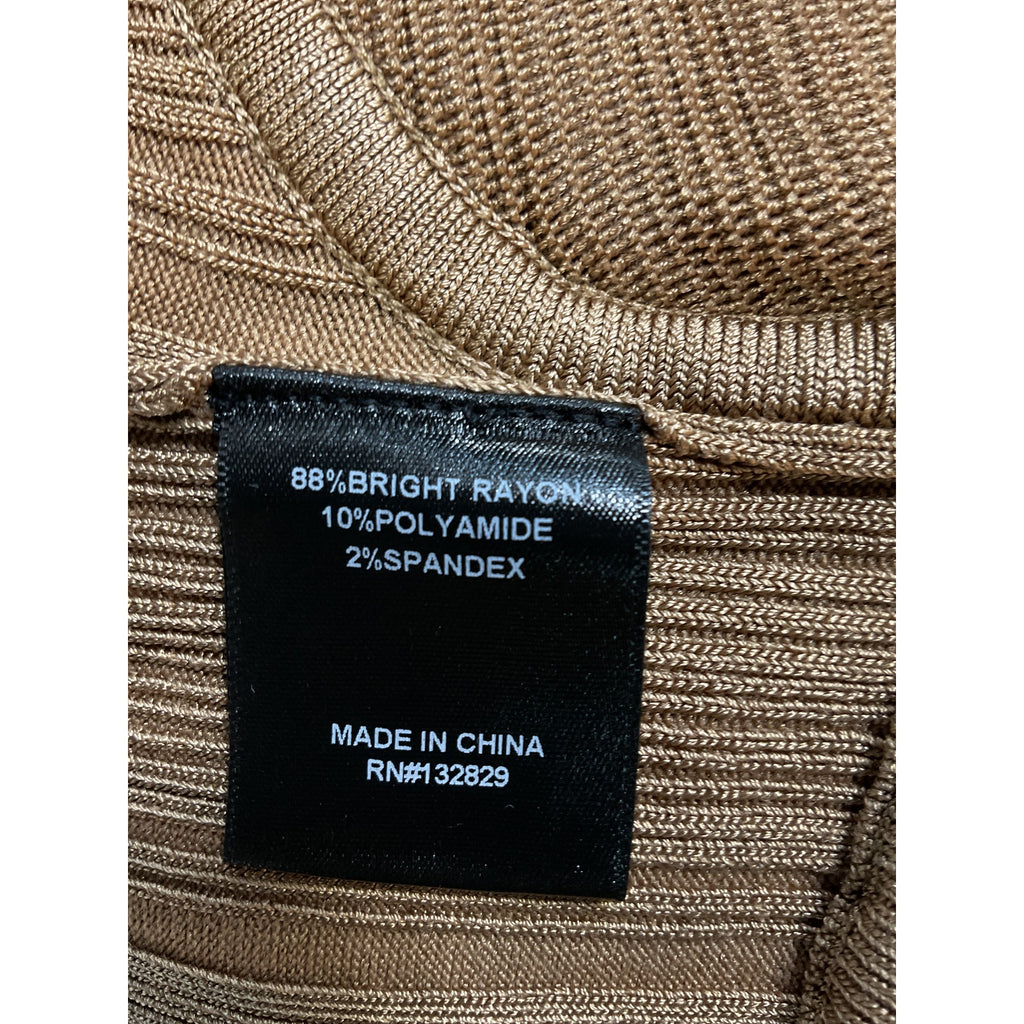 Michael Costello 'Kadri' Brown Top Size XS