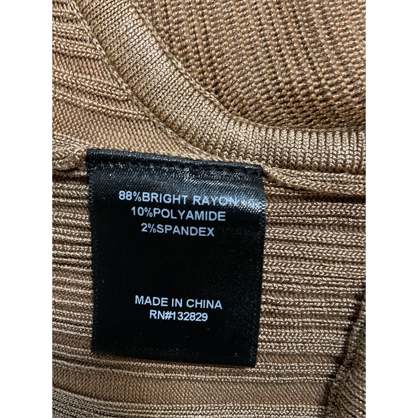 Michael Costello 'Kadri' Brown Top Size XS