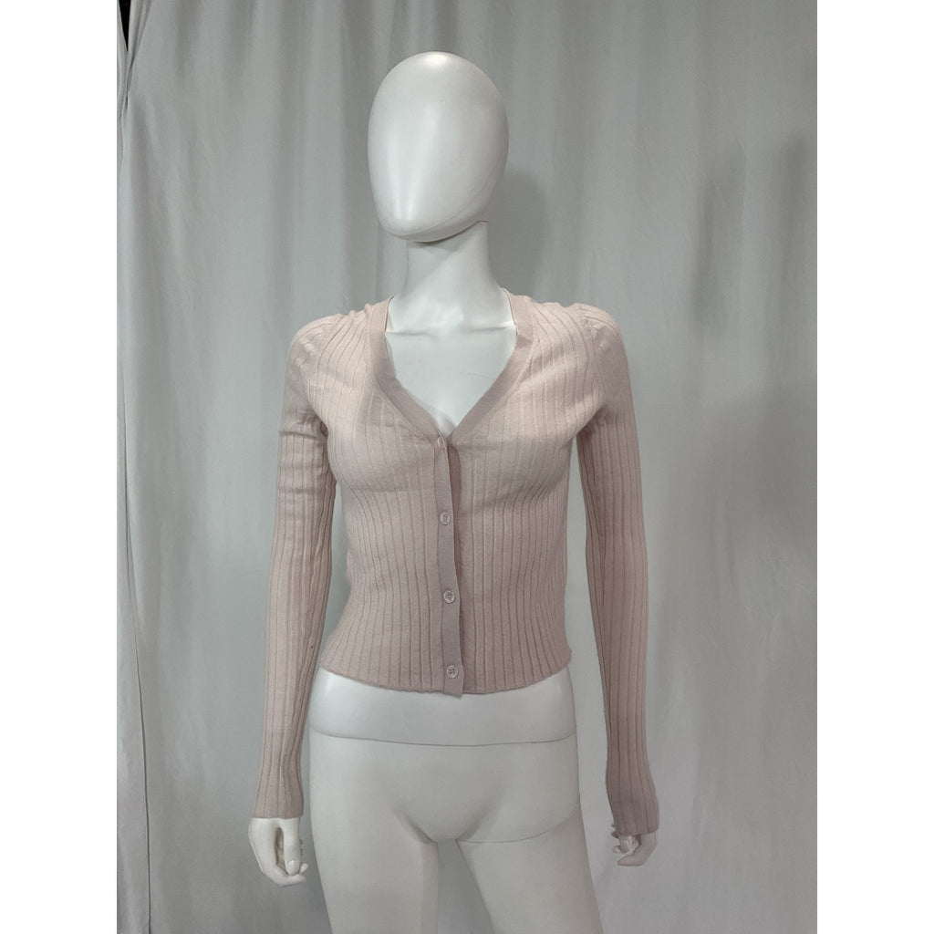 Sablyn 'liliana' White V-Neck Faux Fur Cardigan Size XS