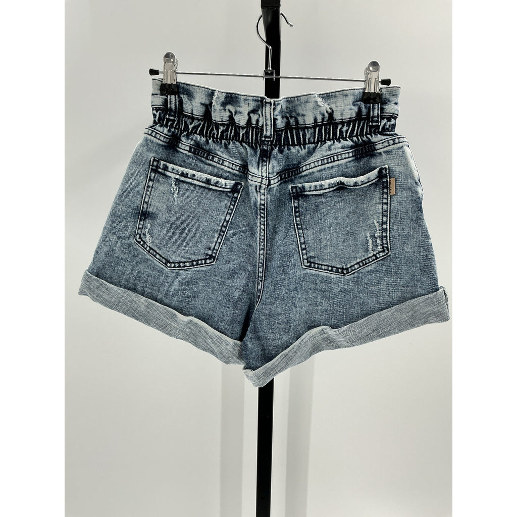 Retrofete 'Haisley' Blue Cotton Shorts Size 28