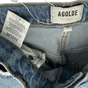 Agolde Vintage Blue Riley Long Denim Jeans Size 23