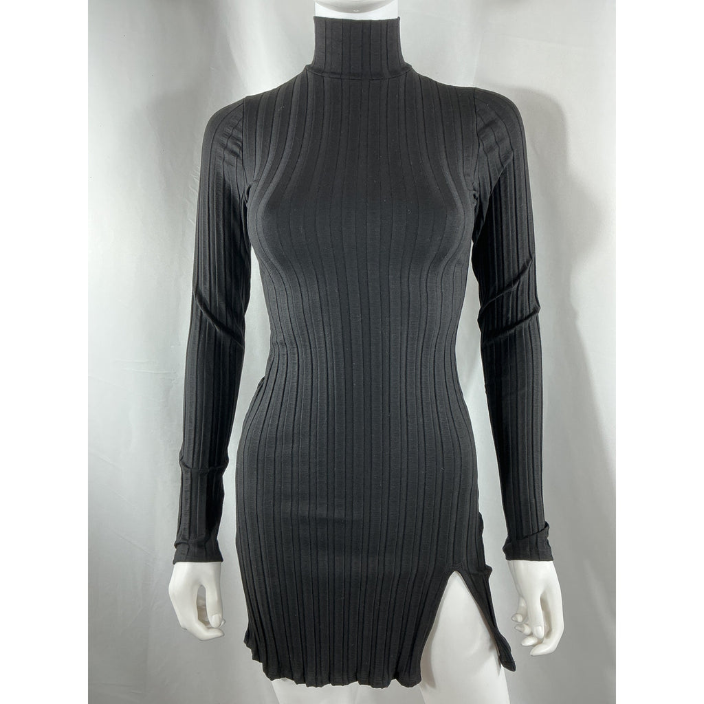 Reformation 'Libra' Black Tencel Lyocell Knit Dress Size XS