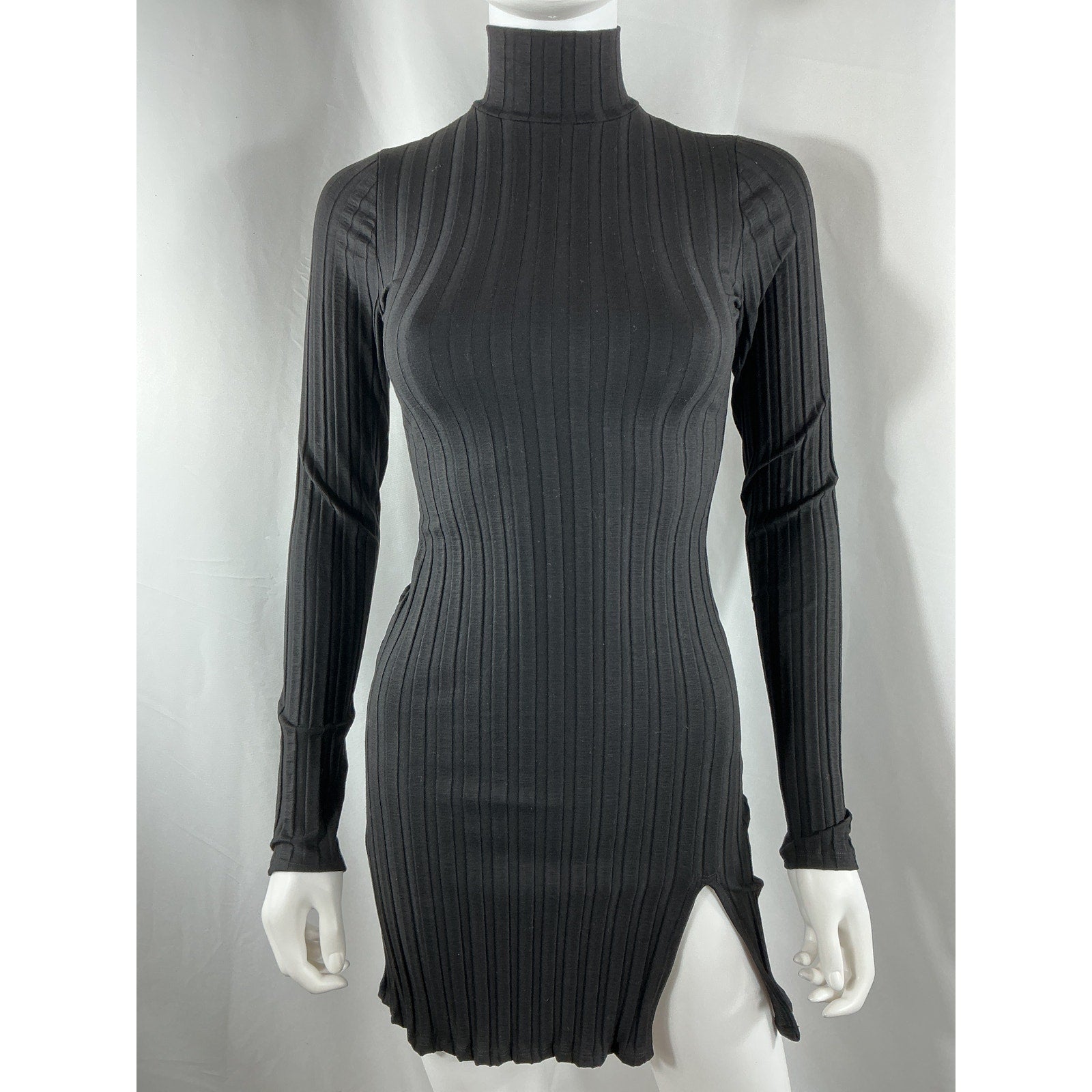 Reformation 'Libra' Black Tencel Lyocell Knit Dress Size XS