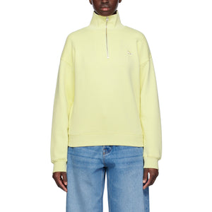 Maison Kitsuné 'Baby Fox' Yellow Turtleneck Sweatshirt Size XS