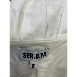 Ser.O.Ya 'Artemis' White Spandex Top Size S