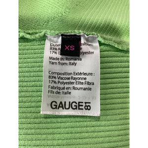 Gauge81 Ribbed Pistachio Yukita Top Sweater Size XS