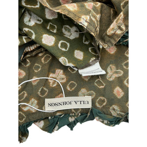 Ulla Johnson 'Solina' Green Cotton Ruffle Top Size 0