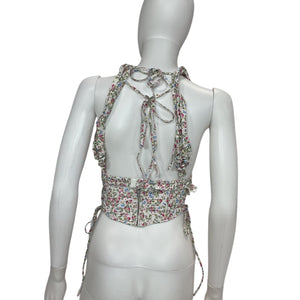 For Love & Lemons Ruffled Floral Gaia Top Size S
