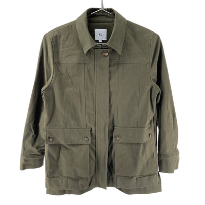 Goop Utility Green Sako Field Jacket Size 6