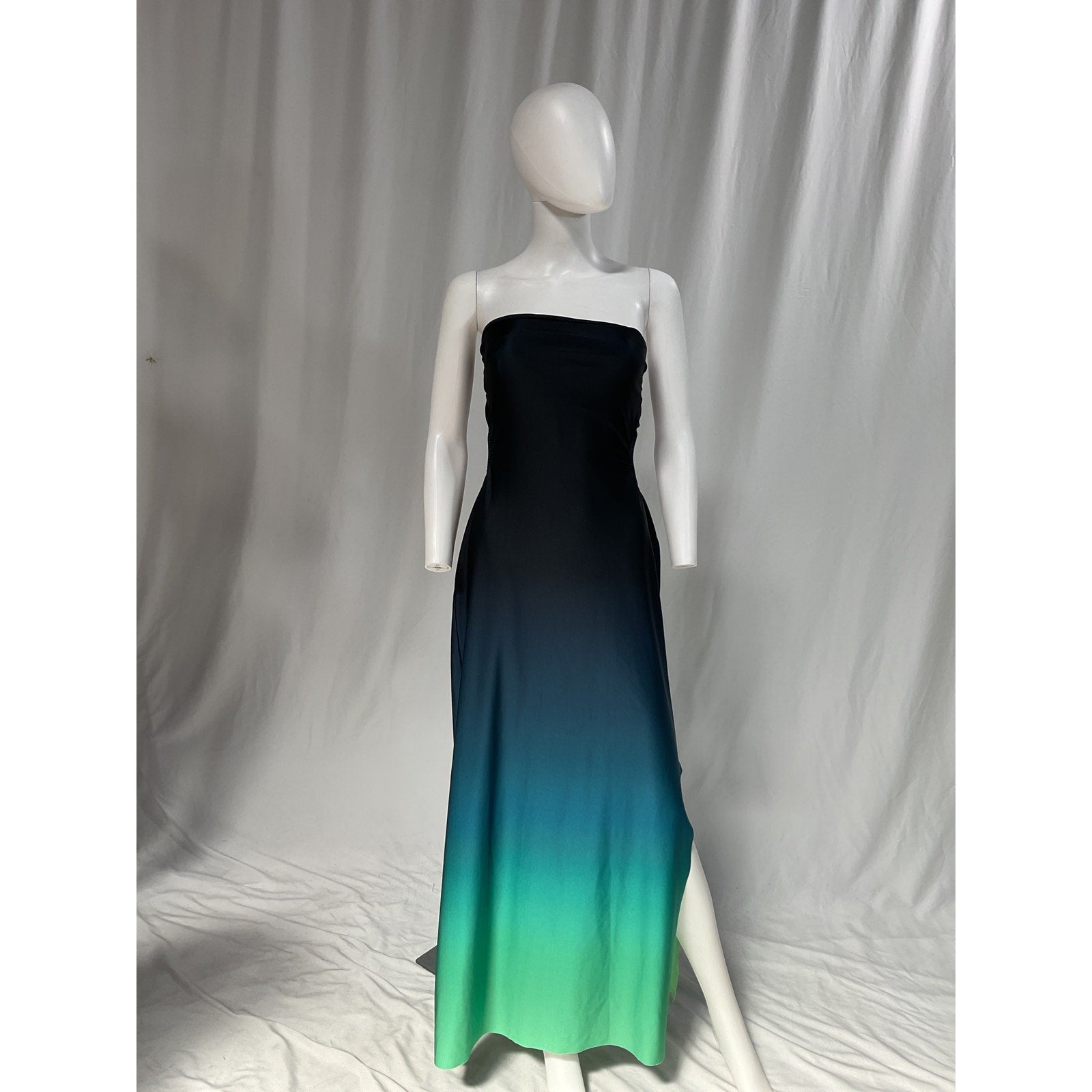 Baobab 'Mambo' Blue Satin Back Cut Out Dress Size XL