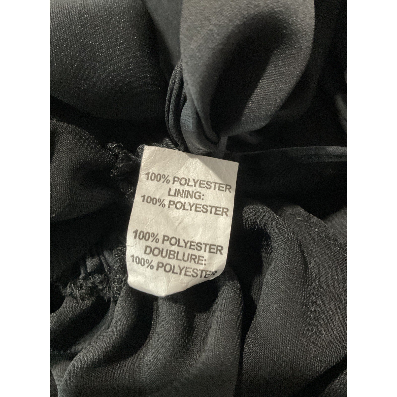 Ramy Brook 'Reeta' Black Polyester Ruched Mini Dress Size S