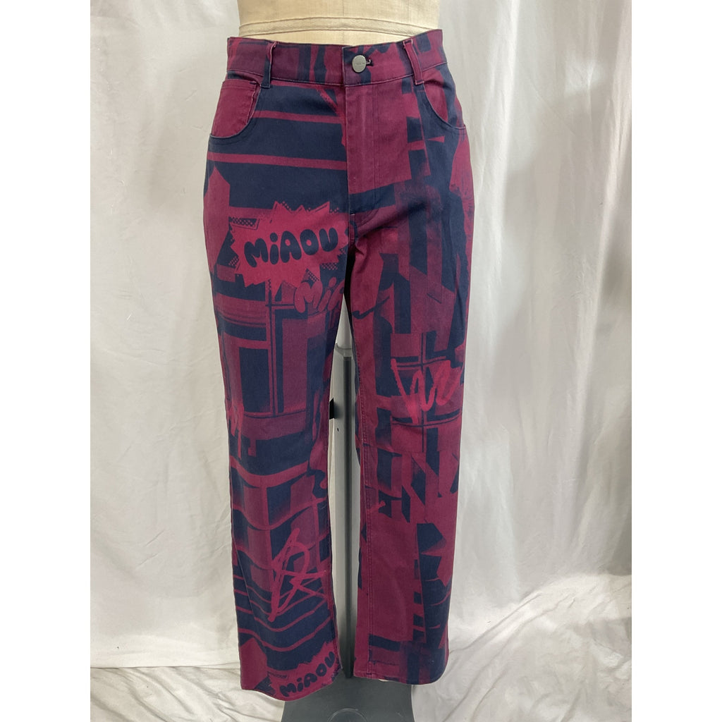 Miaou 'Fargo' Red Pant Size S