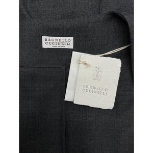 Brunello Cucinelli Belted Gray Wrap Dress Size XS