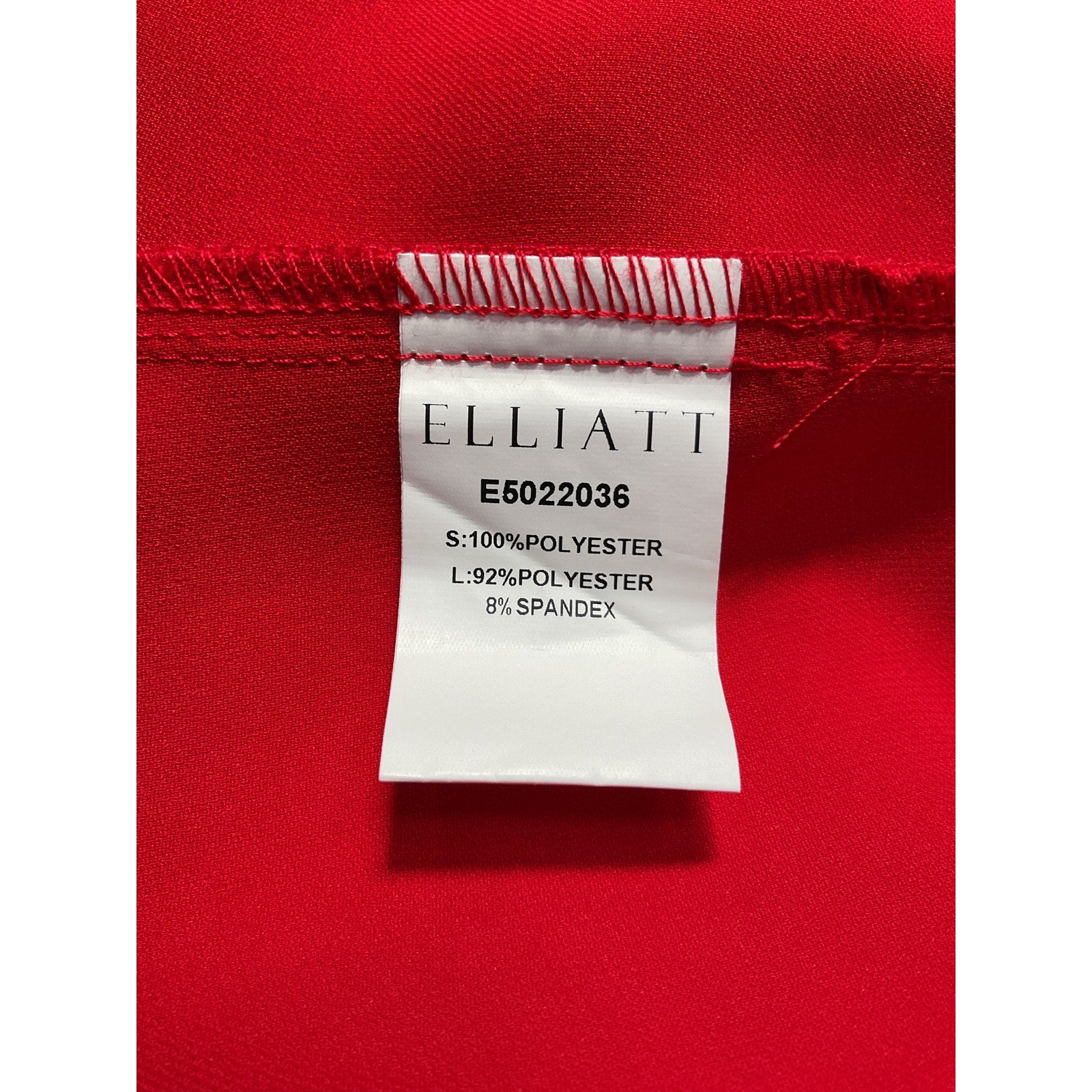 Elliatt 'Pallas' Red Polyester Dress Size S