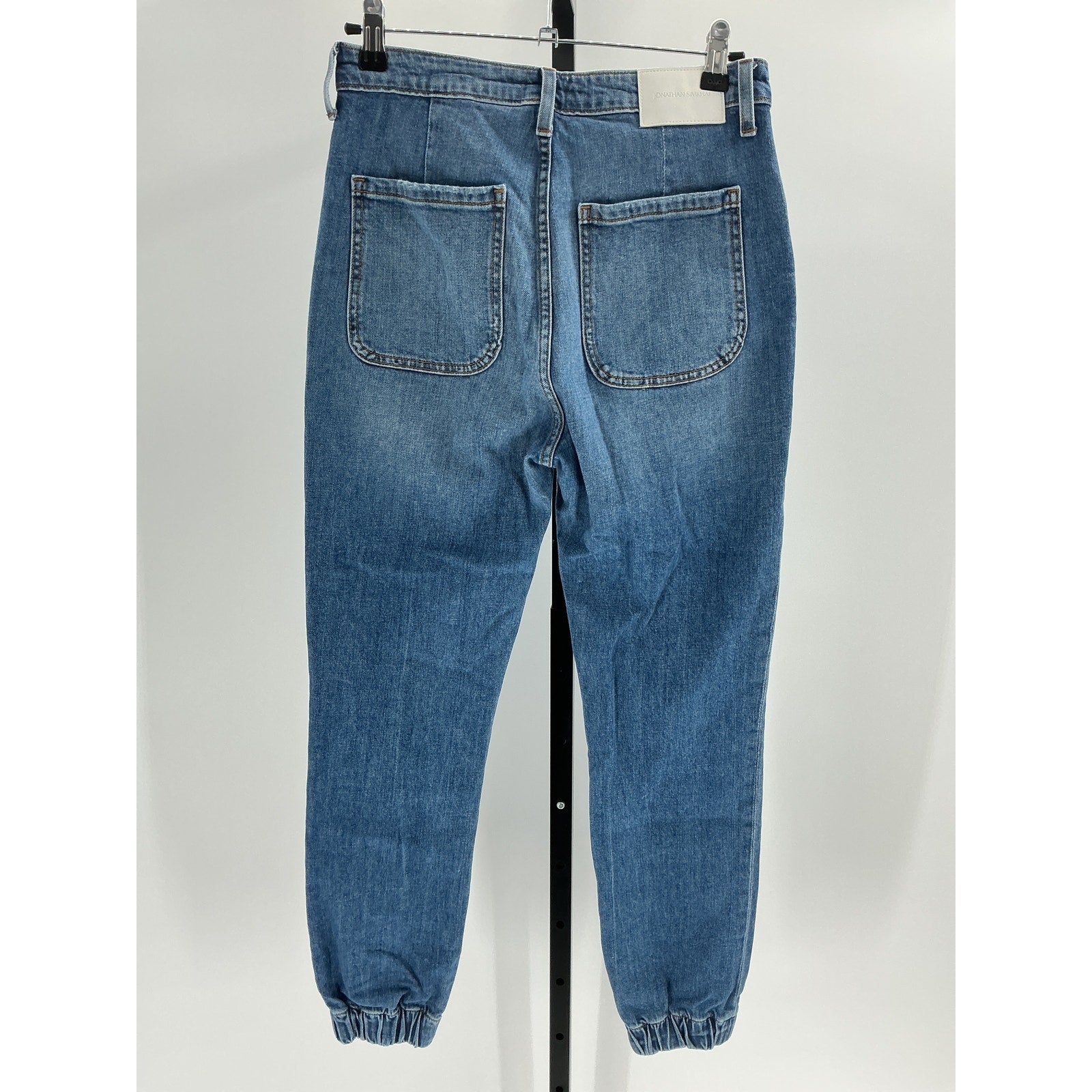 Jonathan Simkhai 'Wiley' Blue Cotton Denim Loose Jogger Jean Size 26