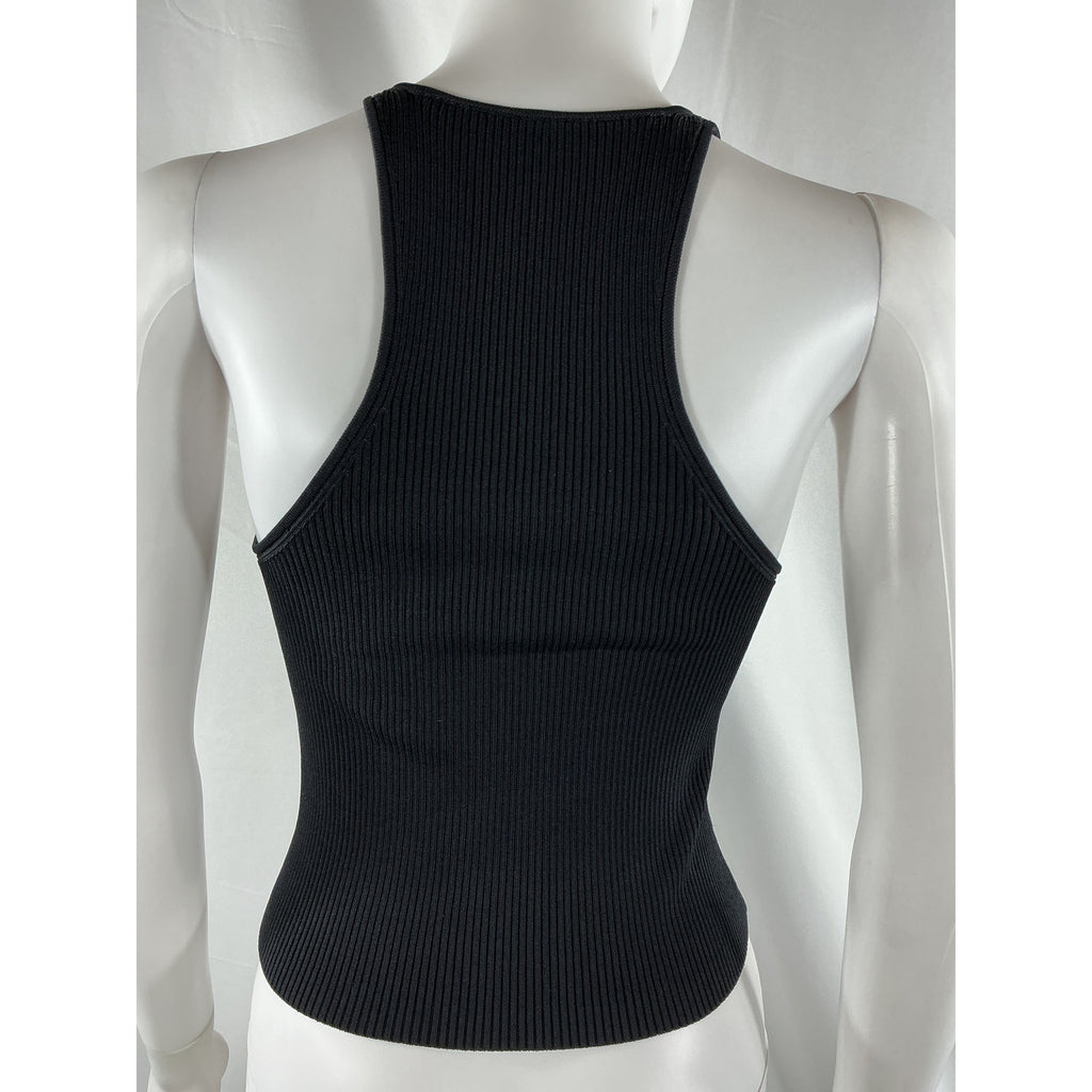 Simkhai 'Marte' Black Rayon Tank Top Size S