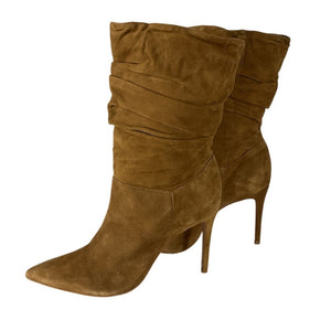 Schutz Suede Brown Ashlee Slouch Boot Size 9.5 M