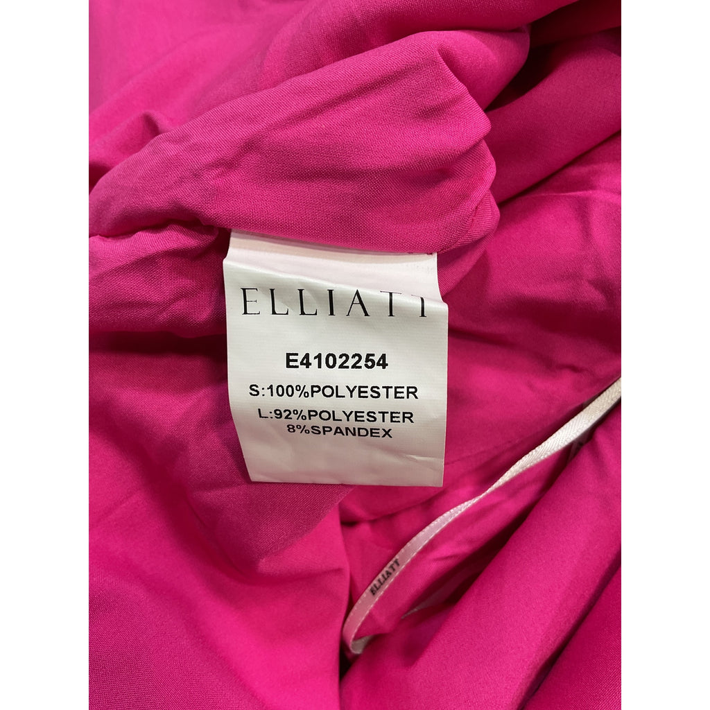 Elliatt 'Spectacle' Pink Crepe One Shoulder Gown Size S - NWT