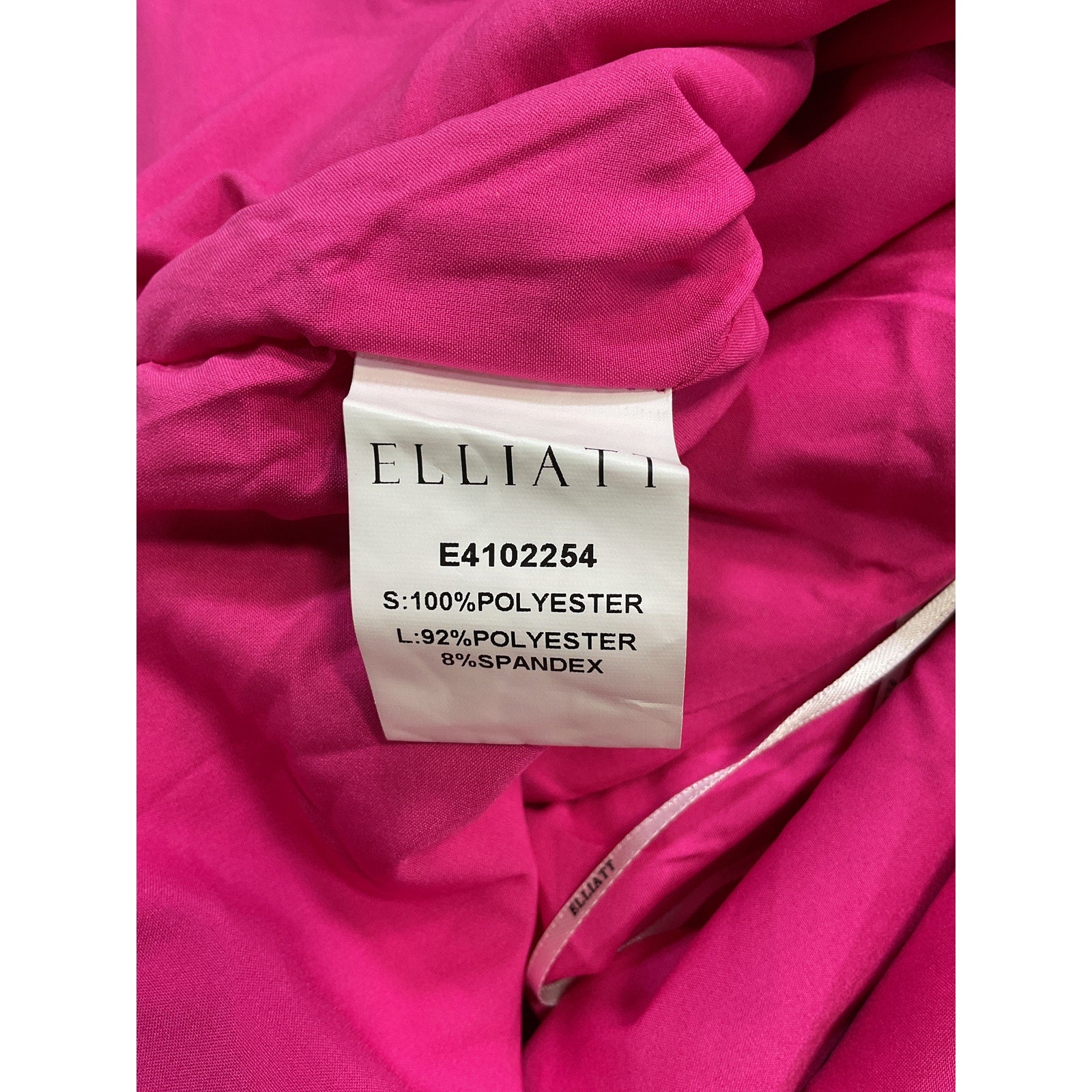 Elliatt 'Spectacle' Pink Crepe One Shoulder Gown Size S - NWT