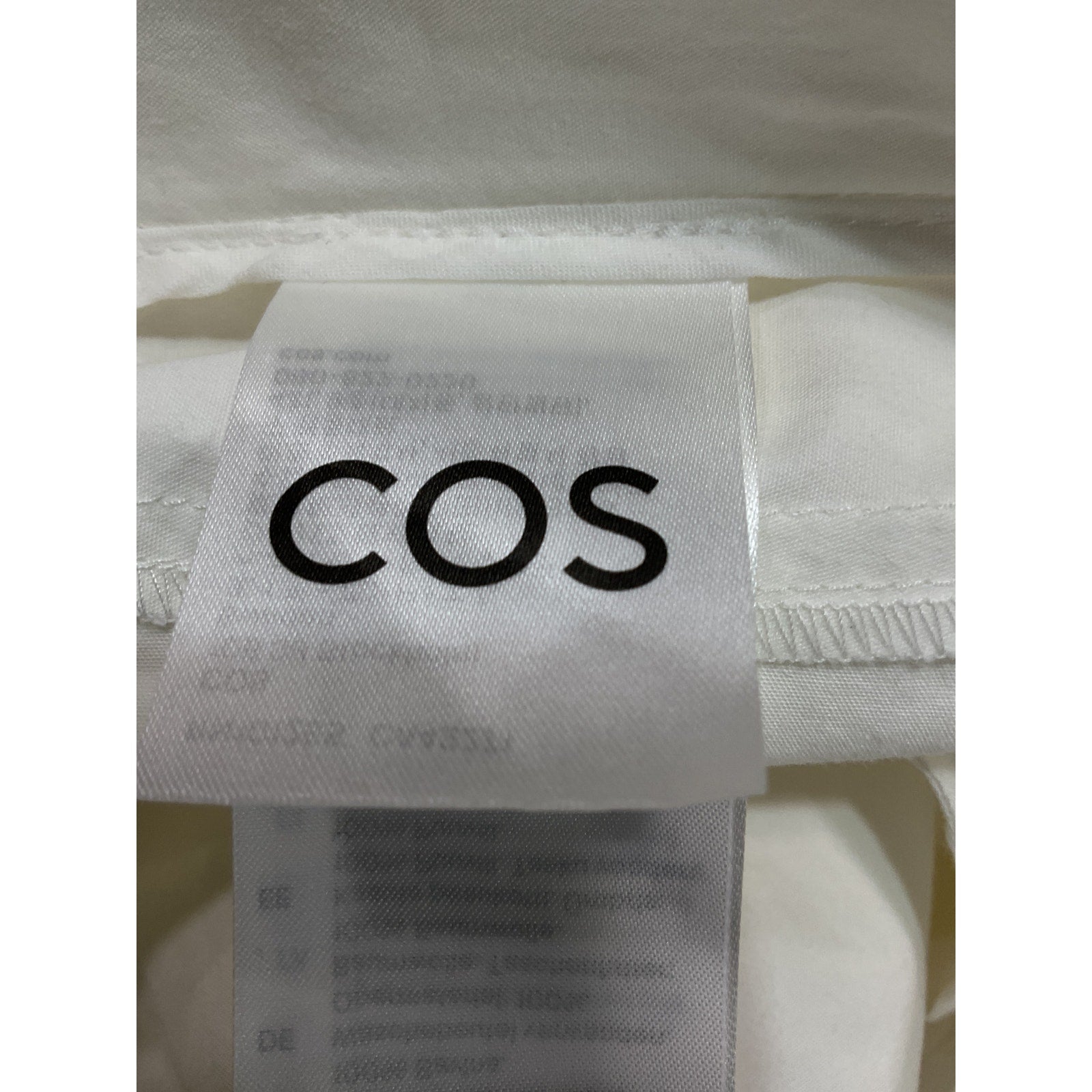 Cos Broderie 'Anglaise' White Wide-Leg Trousers Pants Size 4