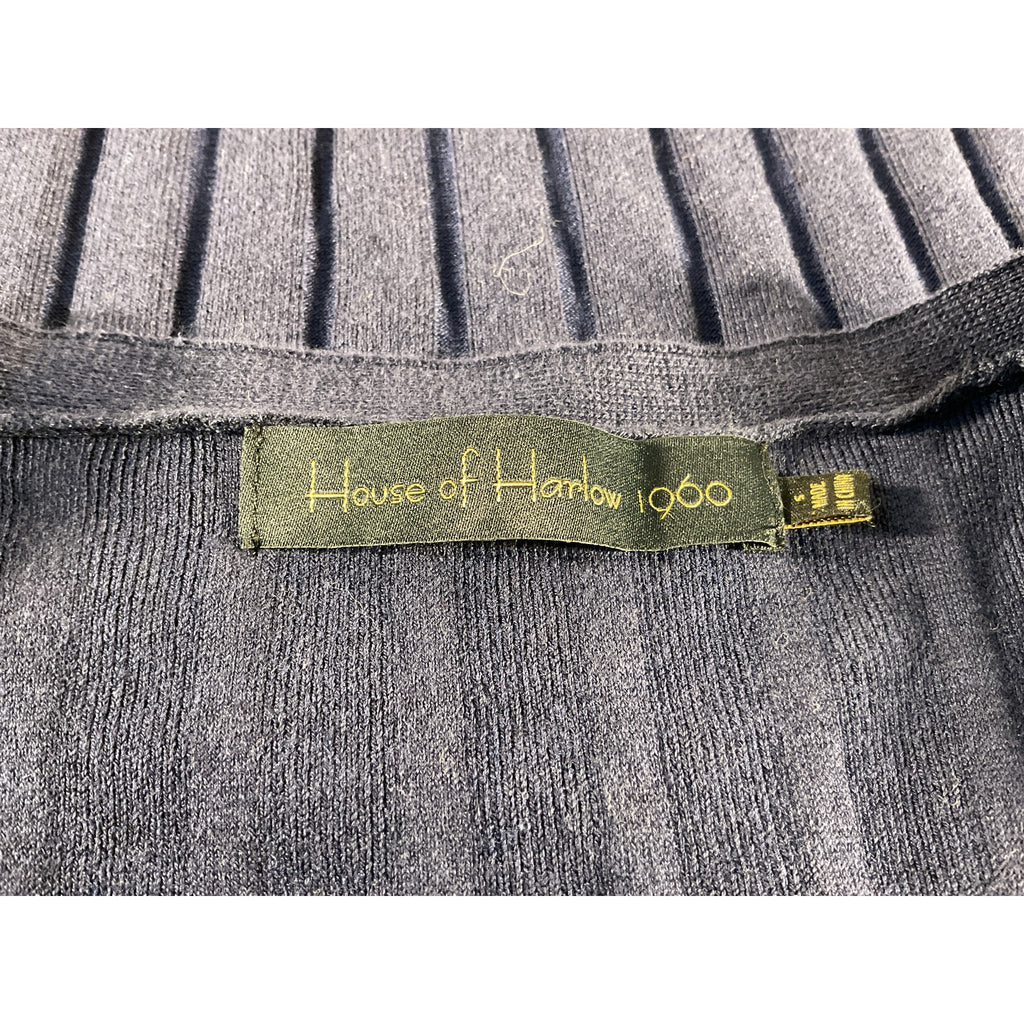 House Of Harlow 1960 x Revolve 'Tacy' Blue O Ring Cardigan Size S