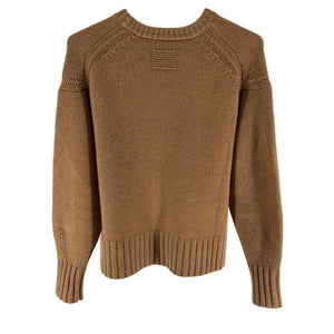 Guest In Residence Cozy Tan Crew Sweater Size XS
