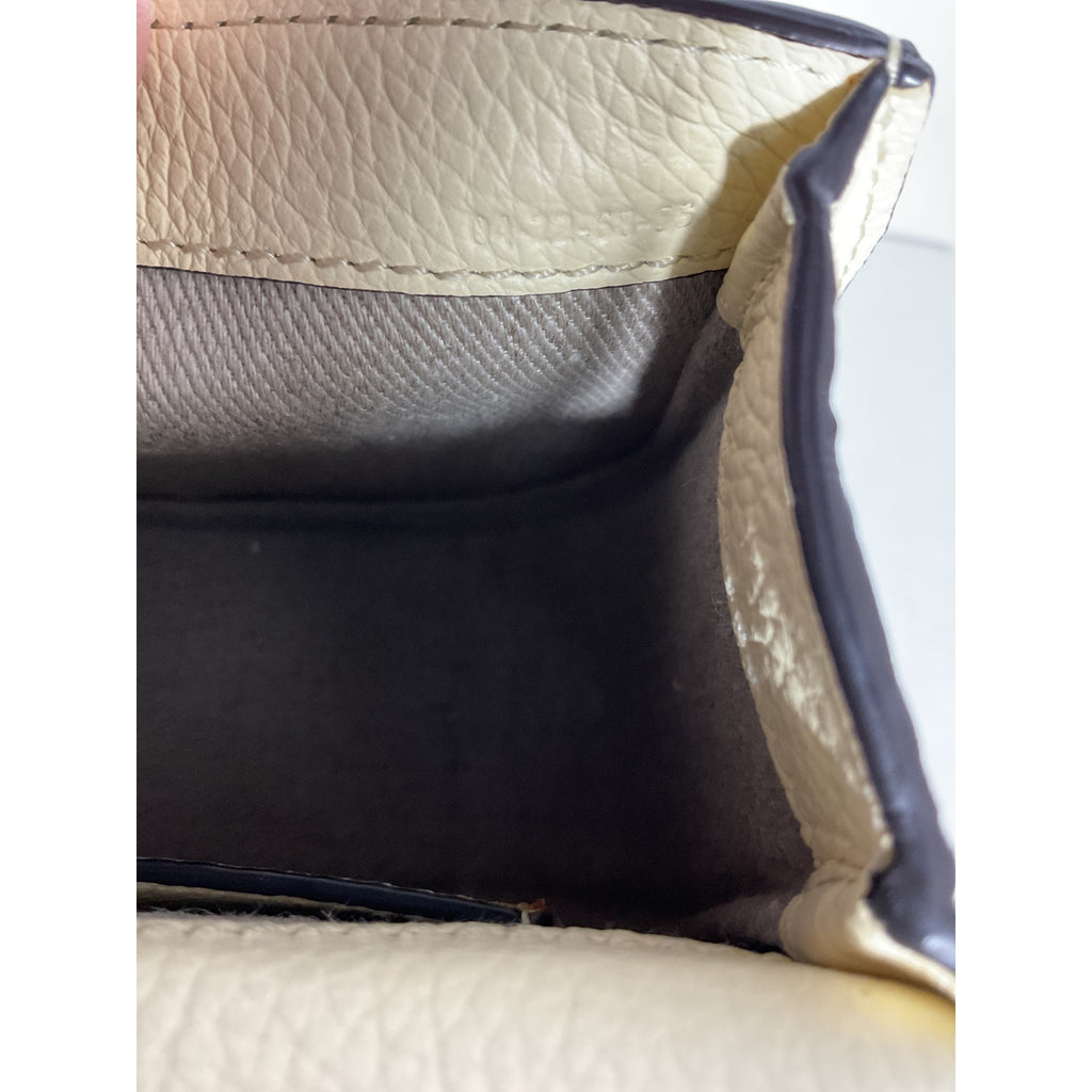 Chlo� 'Alphabet' Beige Leather Crossbody Bag