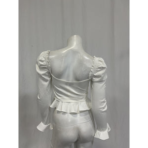 Majorelle 'Corie' White Rayon Top Size XS