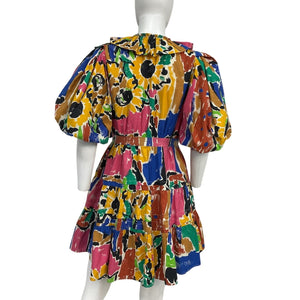 Love The Label Vibrant Multicolor Remy Penelope Print Dress Size M
