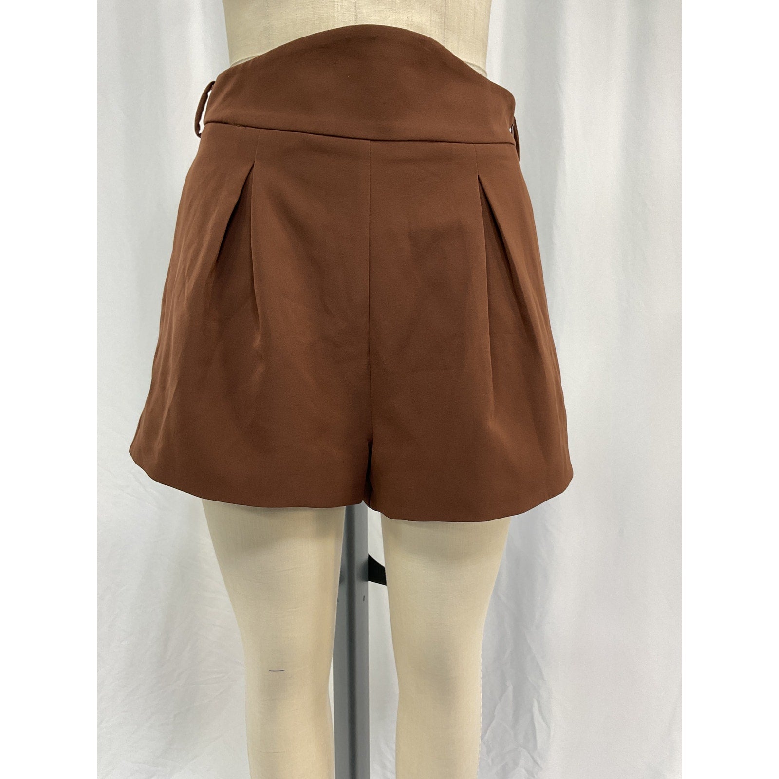 Camila Coelho 'Maricela' Brown Poly Short Size M