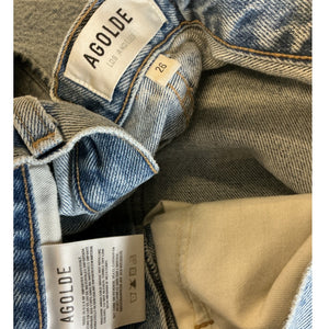 Agolde Classic Sky Blue Riley Denim Jeans Size 26