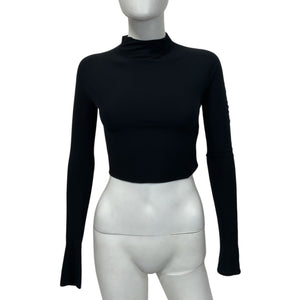 Lapointe Sleek Black Modal Jersey Dolman Tee Size S