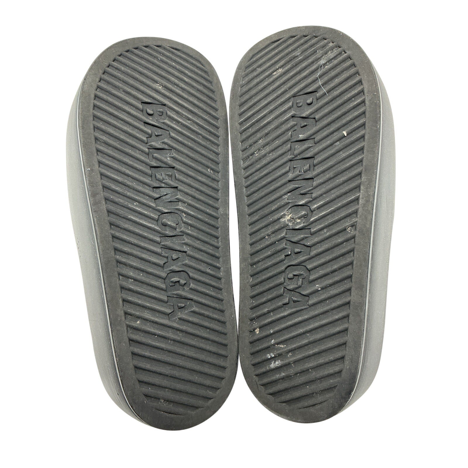 Balenciaga 'Mono' Black Rubber Slides Size 8