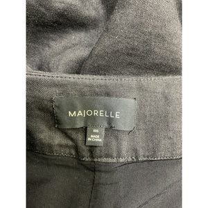 Majorelle 'Whitley' Black Linen Pants Size XXS