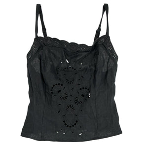 Reformation Eyelet Black Eva Camisole Size 4