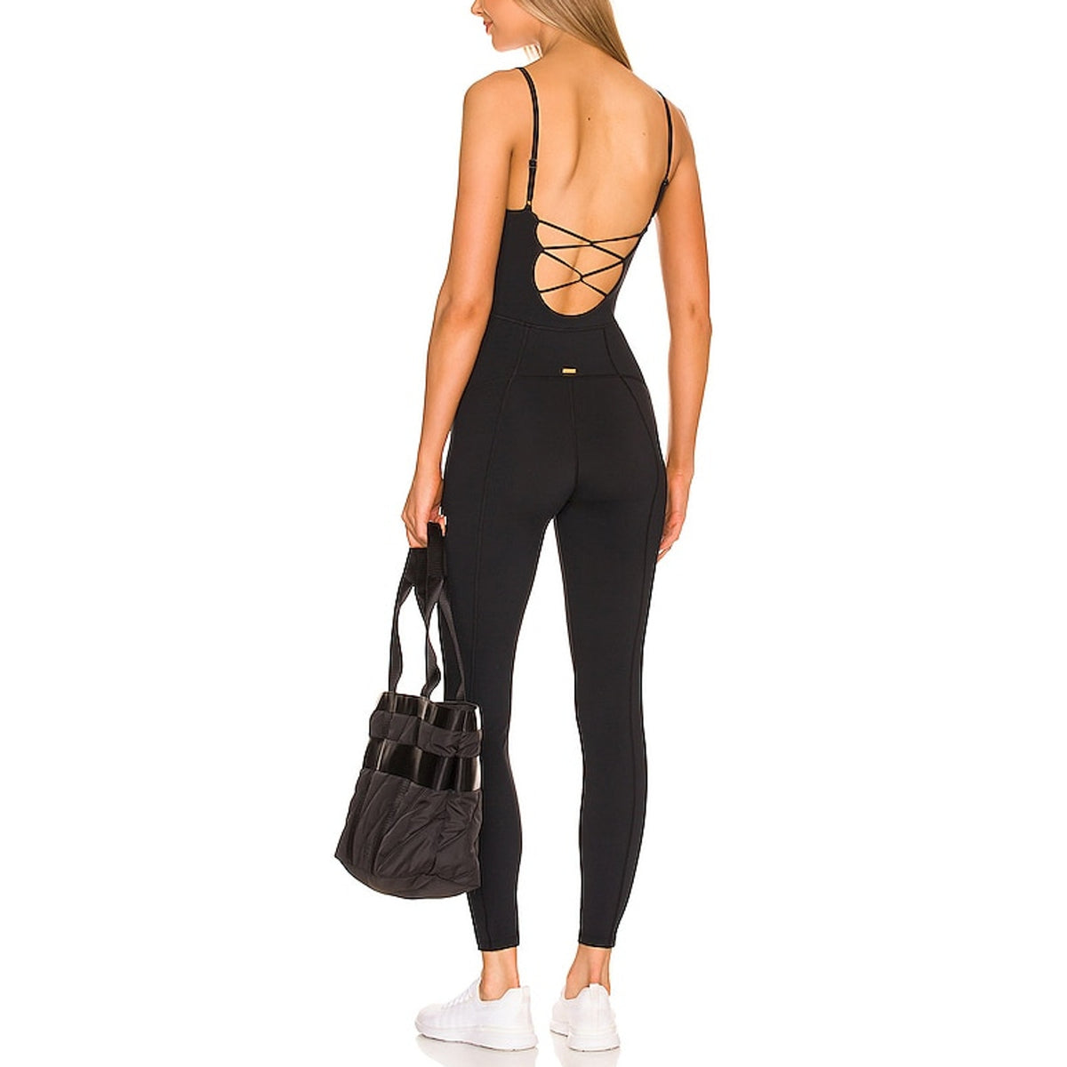 Lspace Sleek Black Go The Distance Jumpsuit Size XS