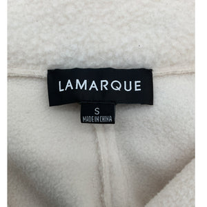Lamarque Cozy Ivory Helsa Fleece Pullover Size S