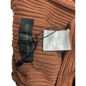 House Of Harlow 1960 Ribbed Brown Katerina Turtleneck Top Size S