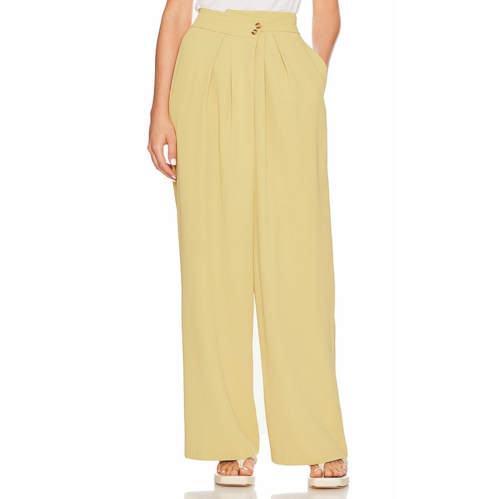 Astr The Label 'Boyfriend' Tan Pants Size S