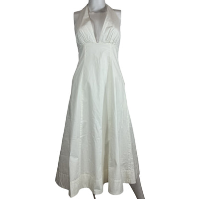 Lpa Halter White Brooke Dress Size S